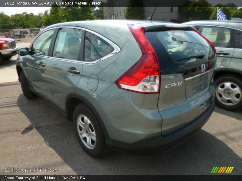 Opal Sage Metallic / Black 2012 Honda CR-V LX 4WD