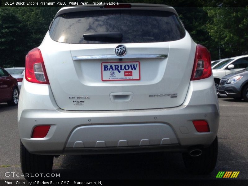 White Pearl Tricoat / Saddle 2014 Buick Encore Premium AWD