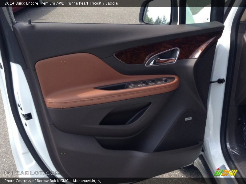 White Pearl Tricoat / Saddle 2014 Buick Encore Premium AWD
