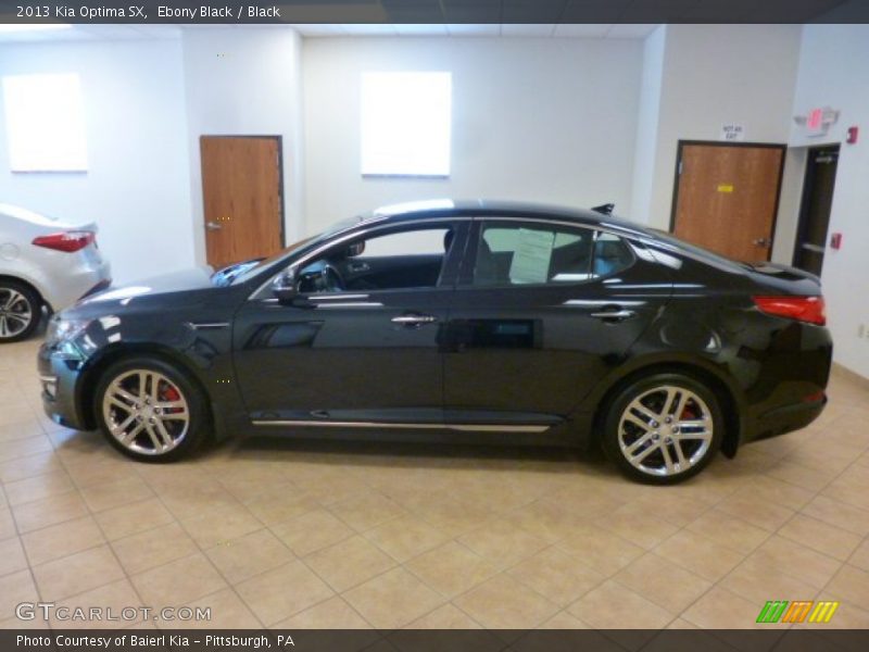 Ebony Black / Black 2013 Kia Optima SX