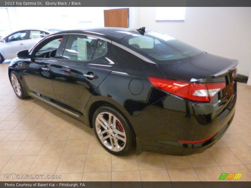 Ebony Black / Black 2013 Kia Optima SX