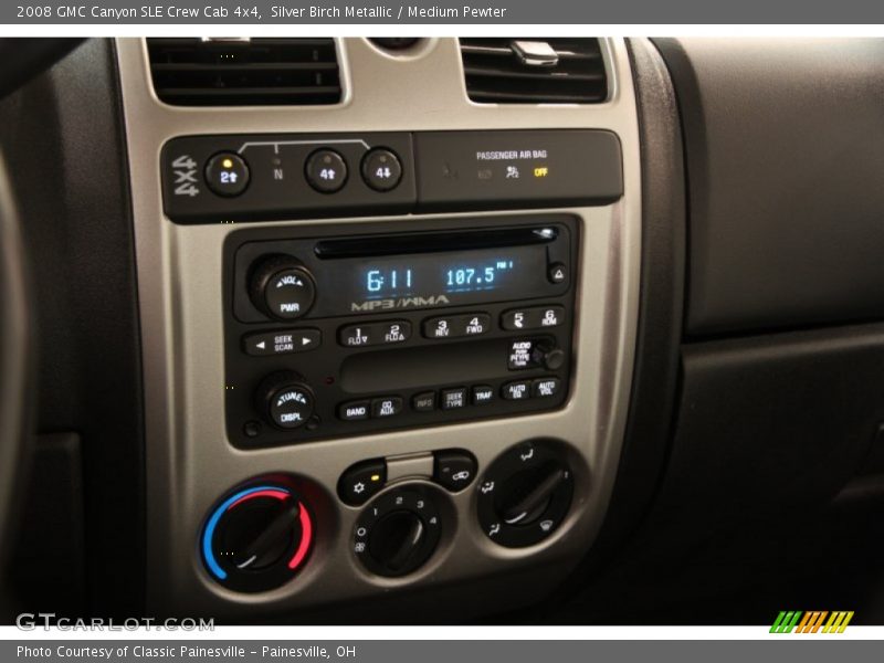 Silver Birch Metallic / Medium Pewter 2008 GMC Canyon SLE Crew Cab 4x4