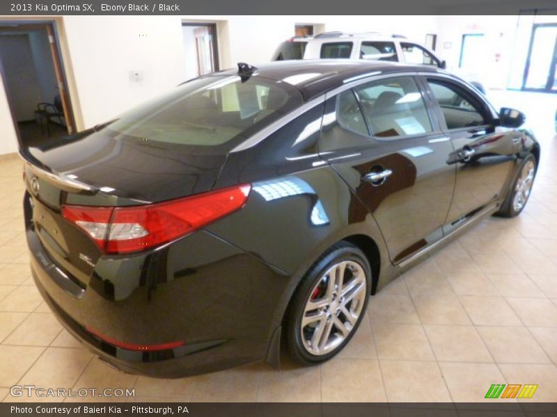 Ebony Black / Black 2013 Kia Optima SX