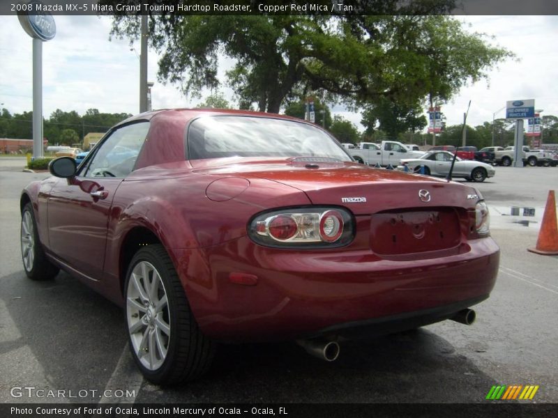 Copper Red Mica / Tan 2008 Mazda MX-5 Miata Grand Touring Hardtop Roadster