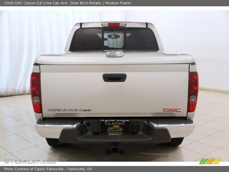 Silver Birch Metallic / Medium Pewter 2008 GMC Canyon SLE Crew Cab 4x4