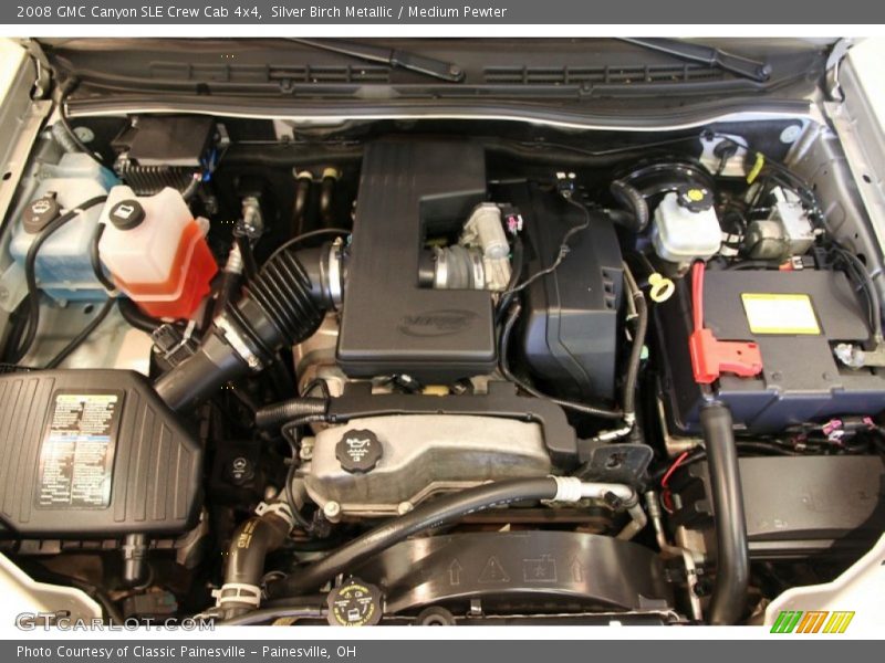 Silver Birch Metallic / Medium Pewter 2008 GMC Canyon SLE Crew Cab 4x4