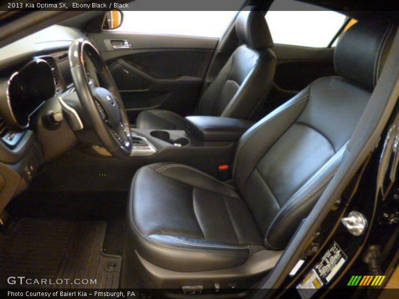 Ebony Black / Black 2013 Kia Optima SX