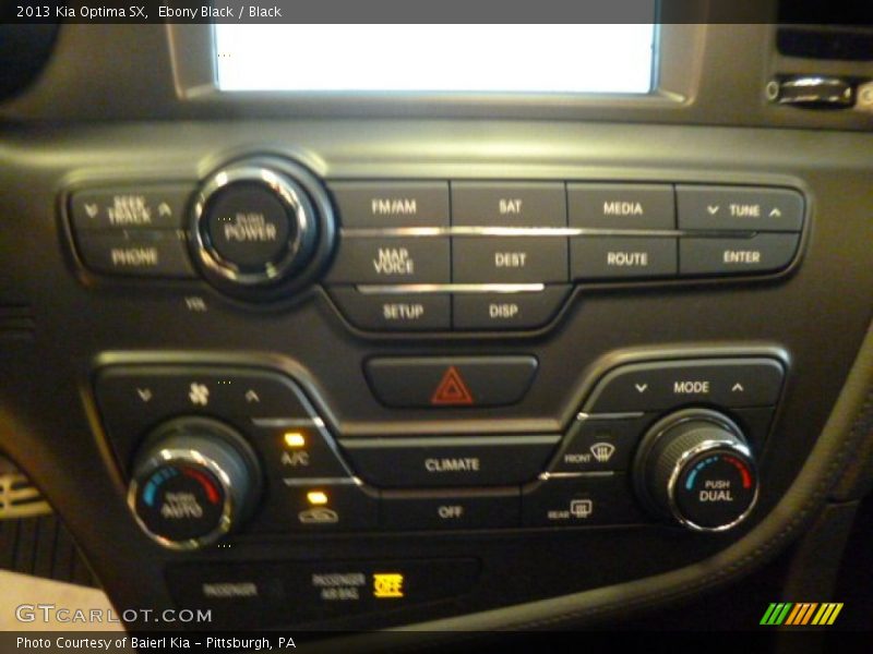 Ebony Black / Black 2013 Kia Optima SX