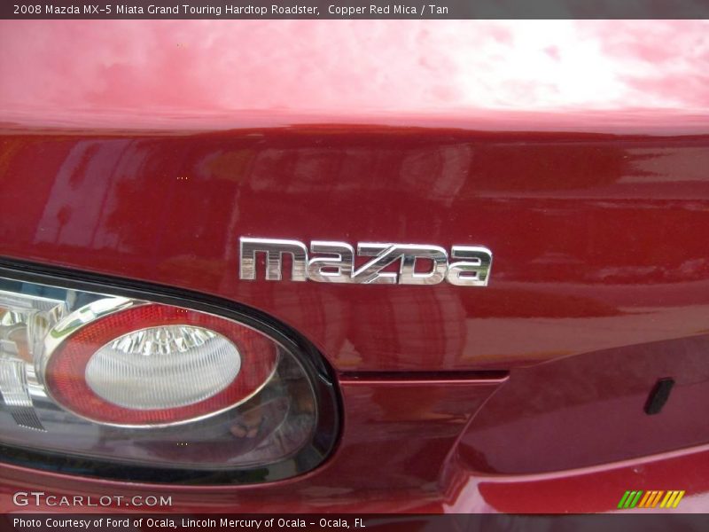 Copper Red Mica / Tan 2008 Mazda MX-5 Miata Grand Touring Hardtop Roadster