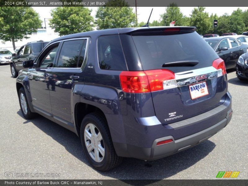 Atlantis Blue Metallic / Jet Black 2014 GMC Terrain SLT