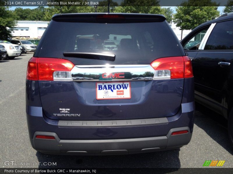 Atlantis Blue Metallic / Jet Black 2014 GMC Terrain SLT