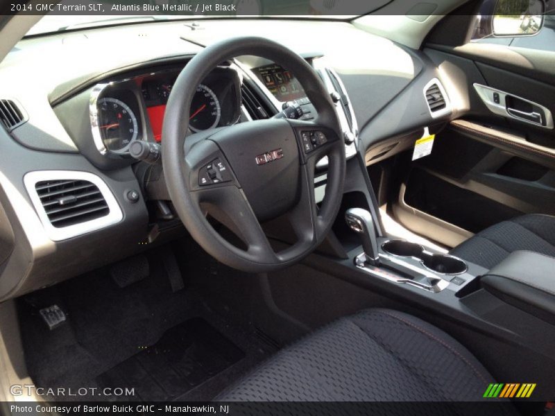 Atlantis Blue Metallic / Jet Black 2014 GMC Terrain SLT