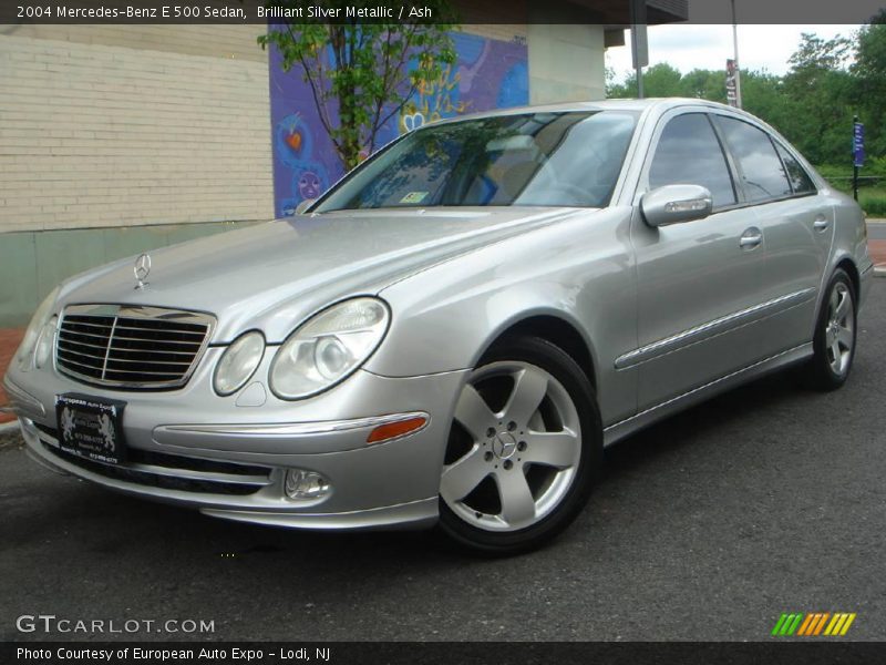 Brilliant Silver Metallic / Ash 2004 Mercedes-Benz E 500 Sedan