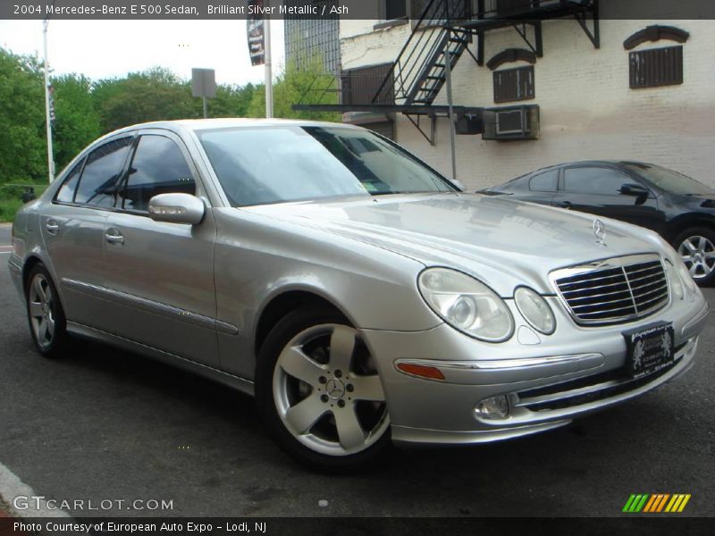 Brilliant Silver Metallic / Ash 2004 Mercedes-Benz E 500 Sedan