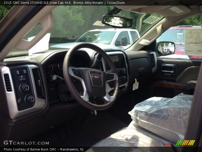 Bronze Alloy Metallic / Cocoa/Dune 2015 GMC Sierra 2500HD SLE Crew Cab 4x4