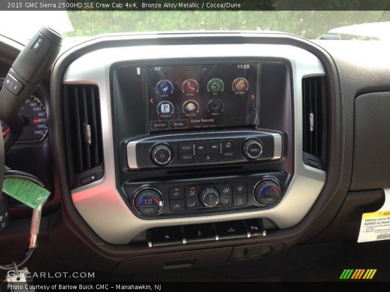 Bronze Alloy Metallic / Cocoa/Dune 2015 GMC Sierra 2500HD SLE Crew Cab 4x4