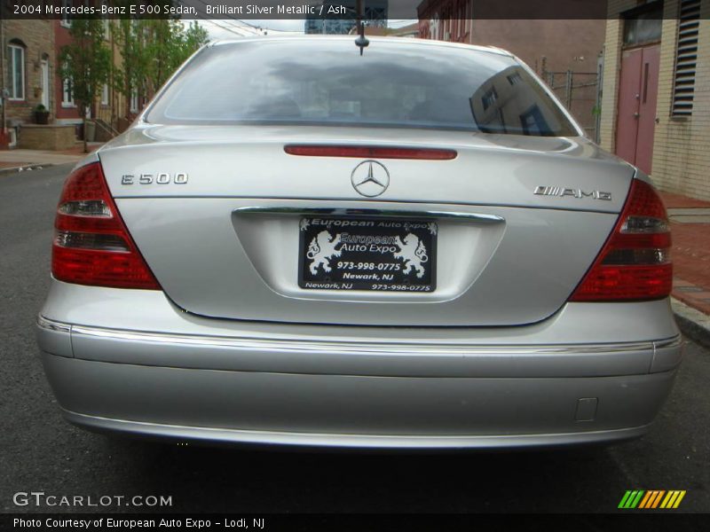 Brilliant Silver Metallic / Ash 2004 Mercedes-Benz E 500 Sedan