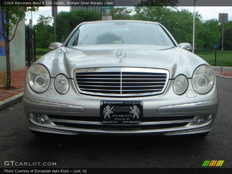 Brilliant Silver Metallic / Ash 2004 Mercedes-Benz E 500 Sedan