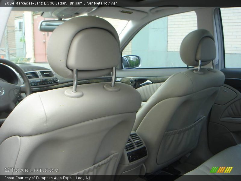Brilliant Silver Metallic / Ash 2004 Mercedes-Benz E 500 Sedan