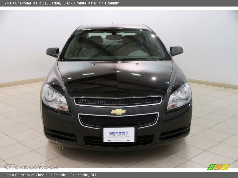 Black Granite Metallic / Titanium 2010 Chevrolet Malibu LS Sedan