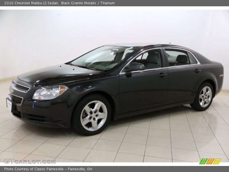 Black Granite Metallic / Titanium 2010 Chevrolet Malibu LS Sedan