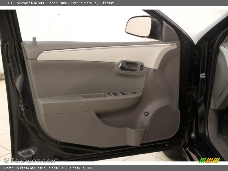 Black Granite Metallic / Titanium 2010 Chevrolet Malibu LS Sedan