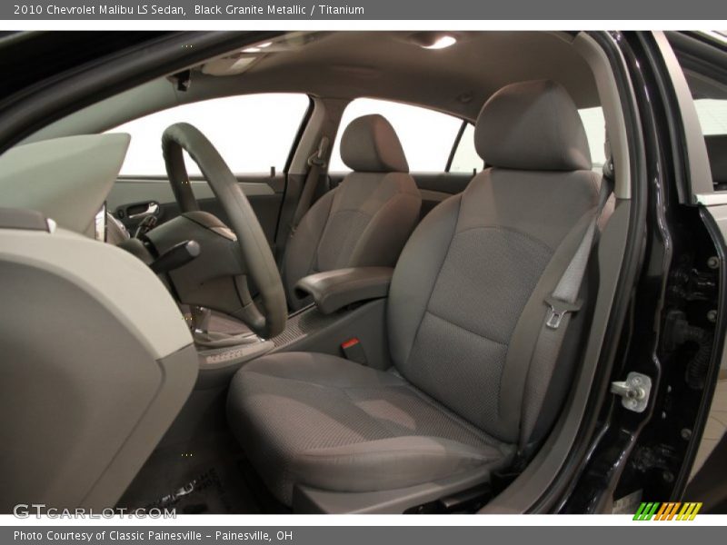 Black Granite Metallic / Titanium 2010 Chevrolet Malibu LS Sedan