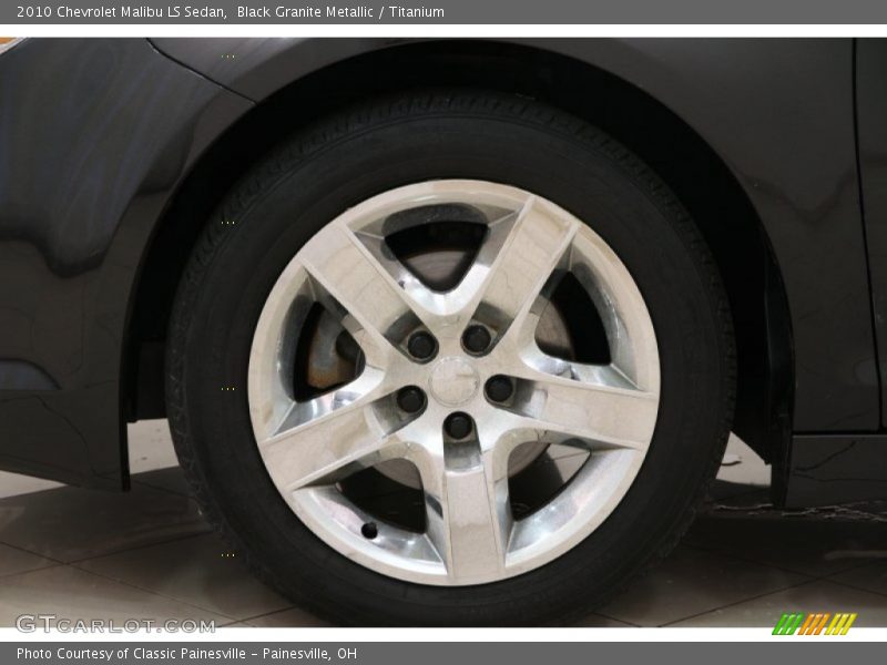 Black Granite Metallic / Titanium 2010 Chevrolet Malibu LS Sedan