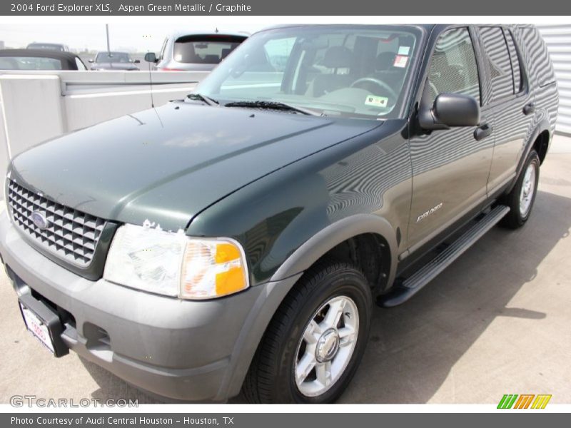 Aspen Green Metallic / Graphite 2004 Ford Explorer XLS