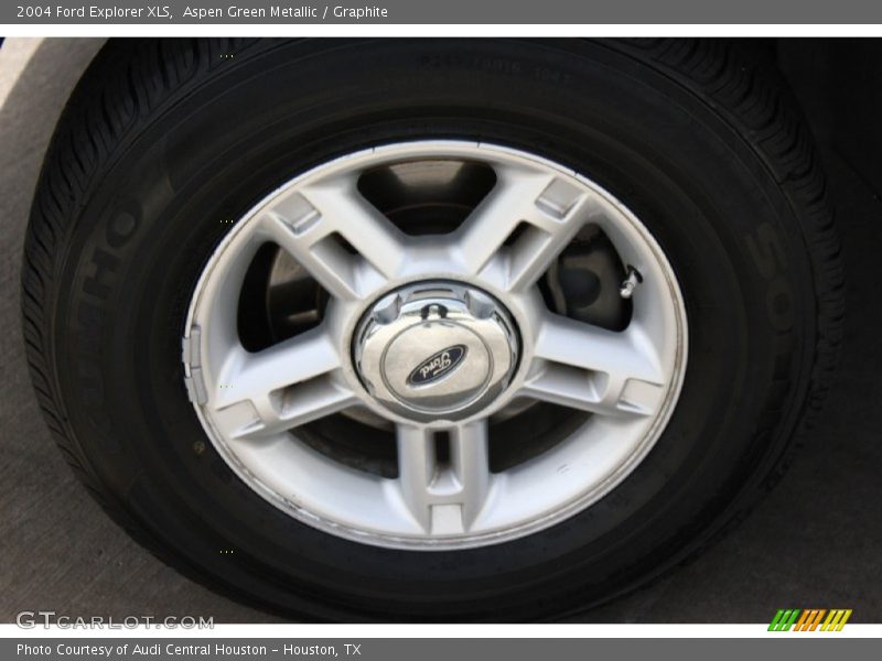 Aspen Green Metallic / Graphite 2004 Ford Explorer XLS