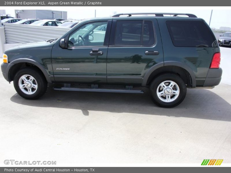 Aspen Green Metallic / Graphite 2004 Ford Explorer XLS