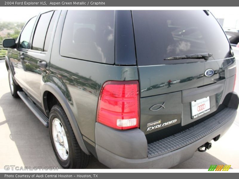 Aspen Green Metallic / Graphite 2004 Ford Explorer XLS