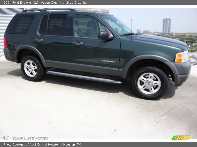 Aspen Green Metallic / Graphite 2004 Ford Explorer XLS