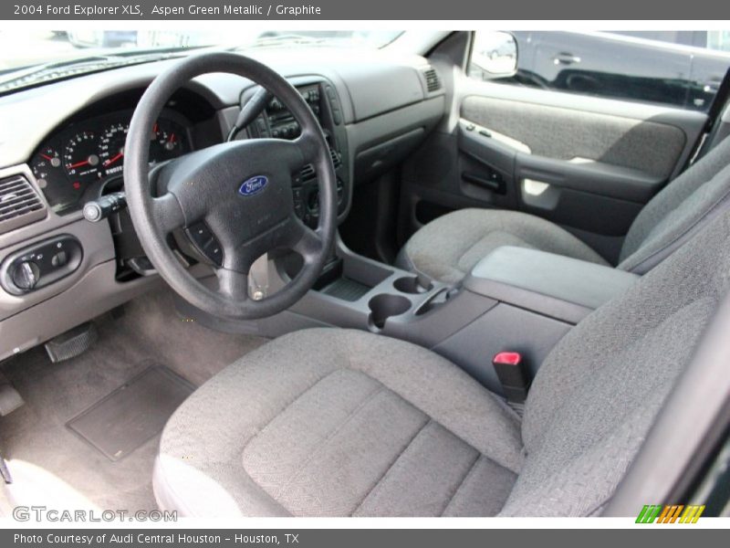 Aspen Green Metallic / Graphite 2004 Ford Explorer XLS