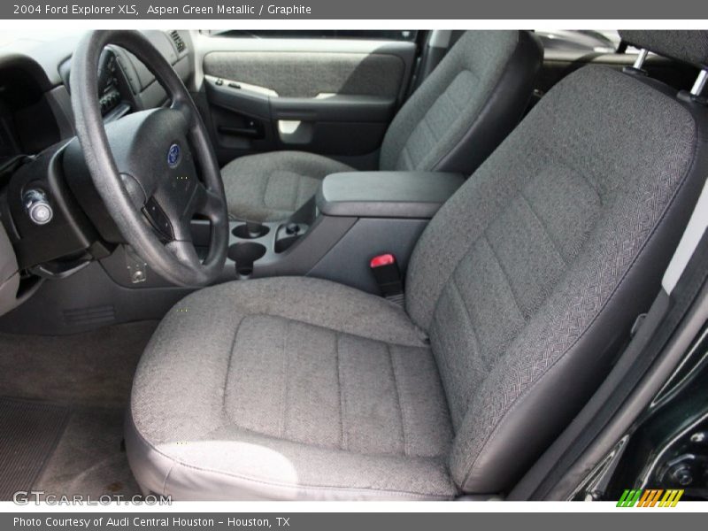 Aspen Green Metallic / Graphite 2004 Ford Explorer XLS