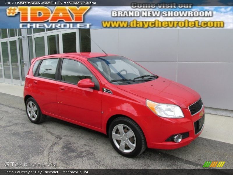 Victory Red / Neutral 2009 Chevrolet Aveo Aveo5 LT