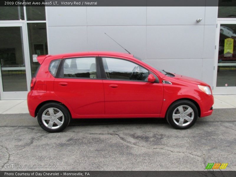 Victory Red / Neutral 2009 Chevrolet Aveo Aveo5 LT