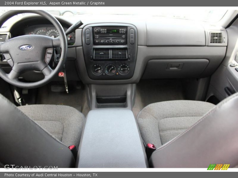 Aspen Green Metallic / Graphite 2004 Ford Explorer XLS