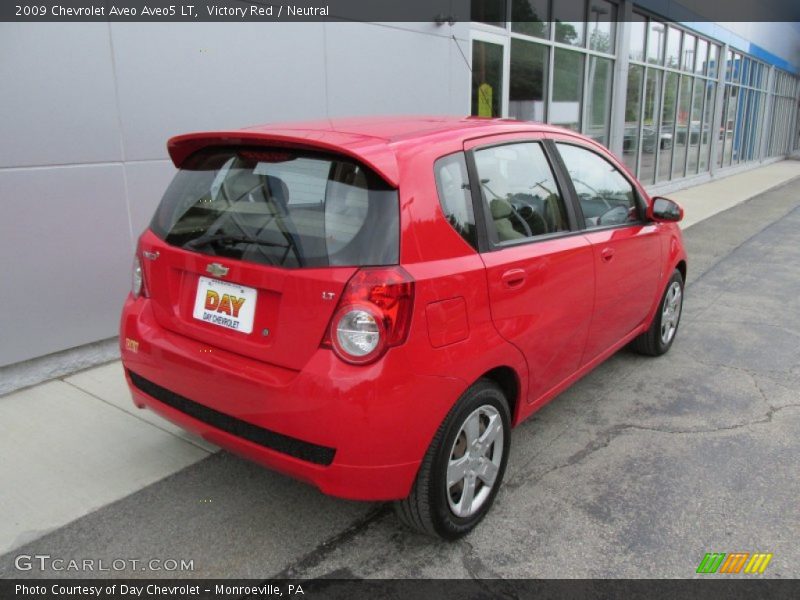 Victory Red / Neutral 2009 Chevrolet Aveo Aveo5 LT