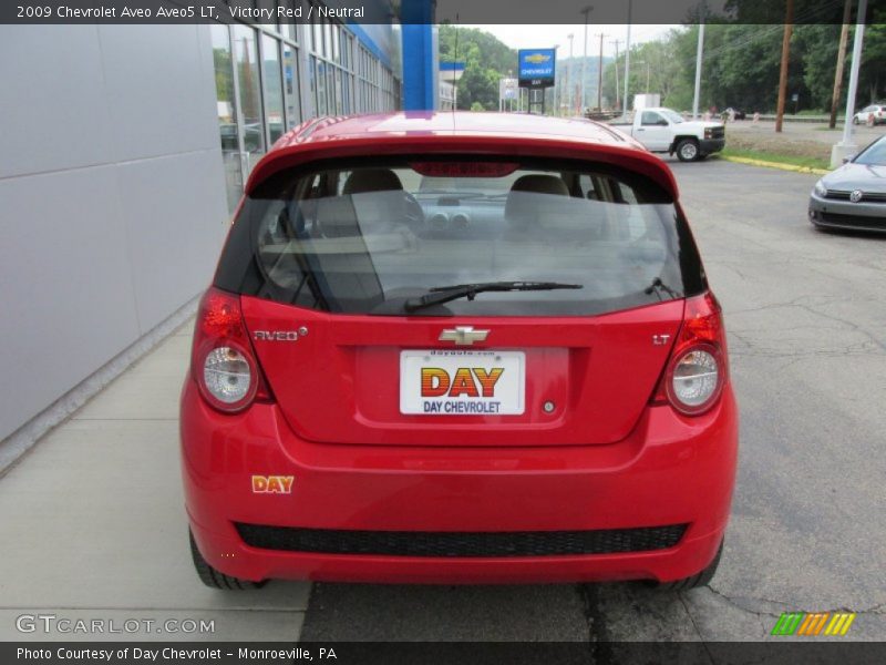 Victory Red / Neutral 2009 Chevrolet Aveo Aveo5 LT