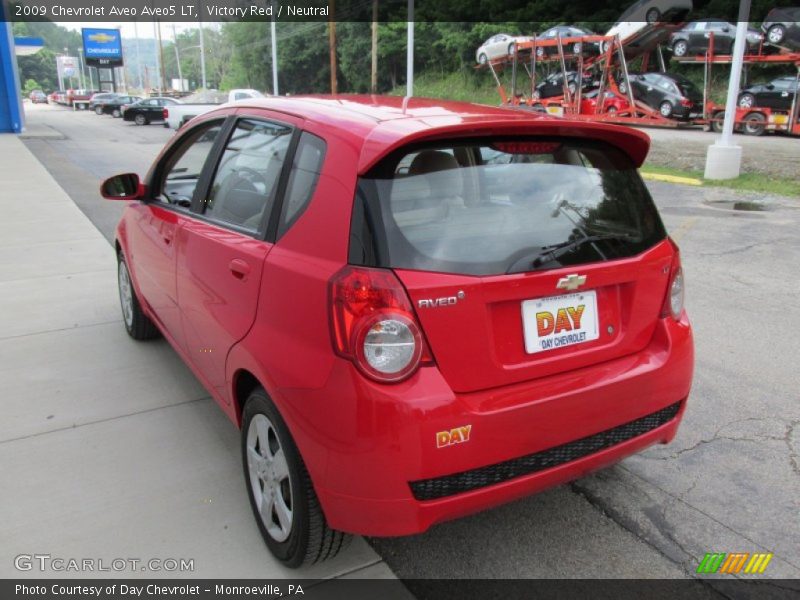 Victory Red / Neutral 2009 Chevrolet Aveo Aveo5 LT