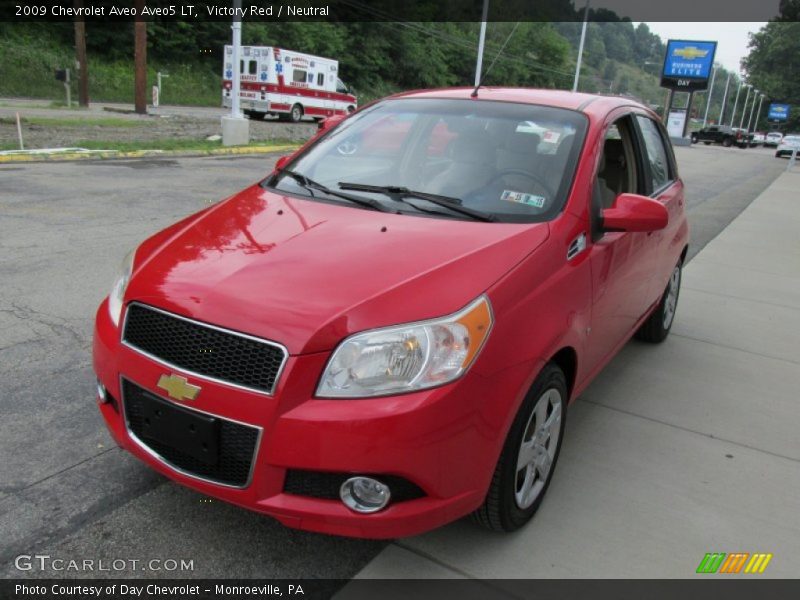 Victory Red / Neutral 2009 Chevrolet Aveo Aveo5 LT
