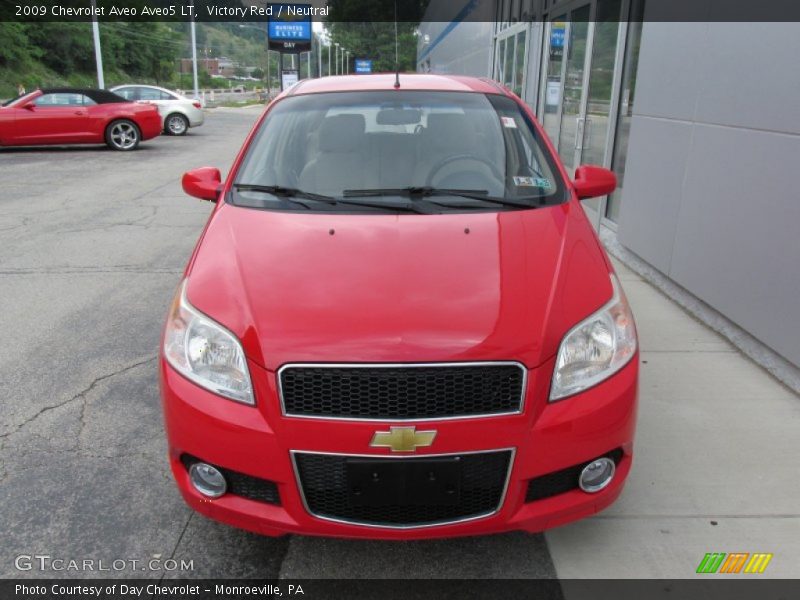 Victory Red / Neutral 2009 Chevrolet Aveo Aveo5 LT