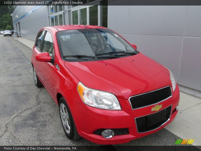 Victory Red / Neutral 2009 Chevrolet Aveo Aveo5 LT