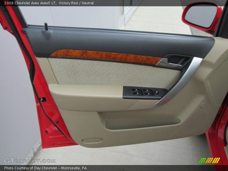 Victory Red / Neutral 2009 Chevrolet Aveo Aveo5 LT