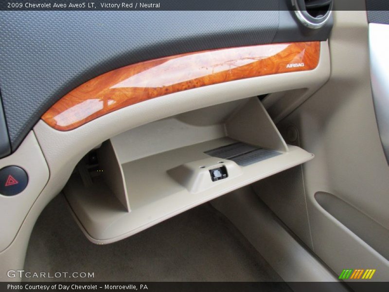 Victory Red / Neutral 2009 Chevrolet Aveo Aveo5 LT