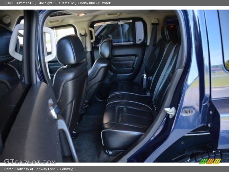 Midnight Blue Metallic / Ebony Black/Pewter 2007 Hummer H3