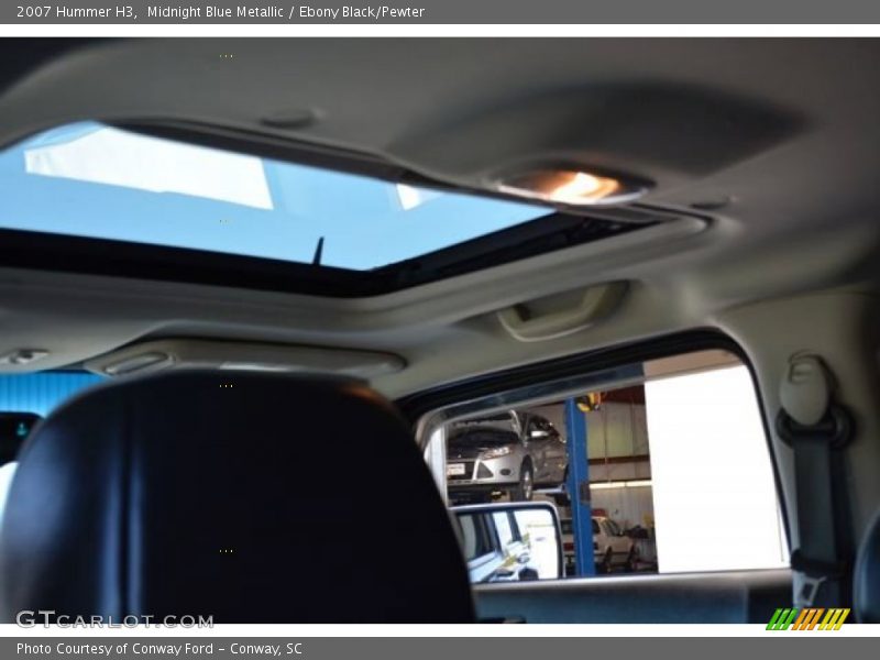 Midnight Blue Metallic / Ebony Black/Pewter 2007 Hummer H3