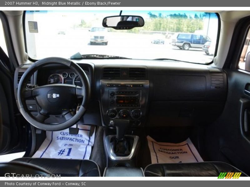 Midnight Blue Metallic / Ebony Black/Pewter 2007 Hummer H3