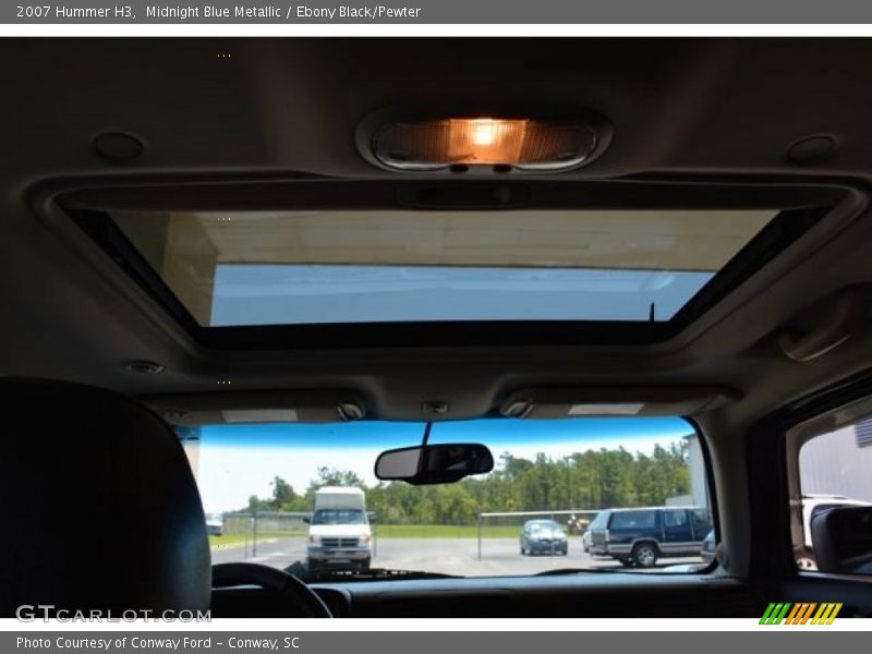 Midnight Blue Metallic / Ebony Black/Pewter 2007 Hummer H3